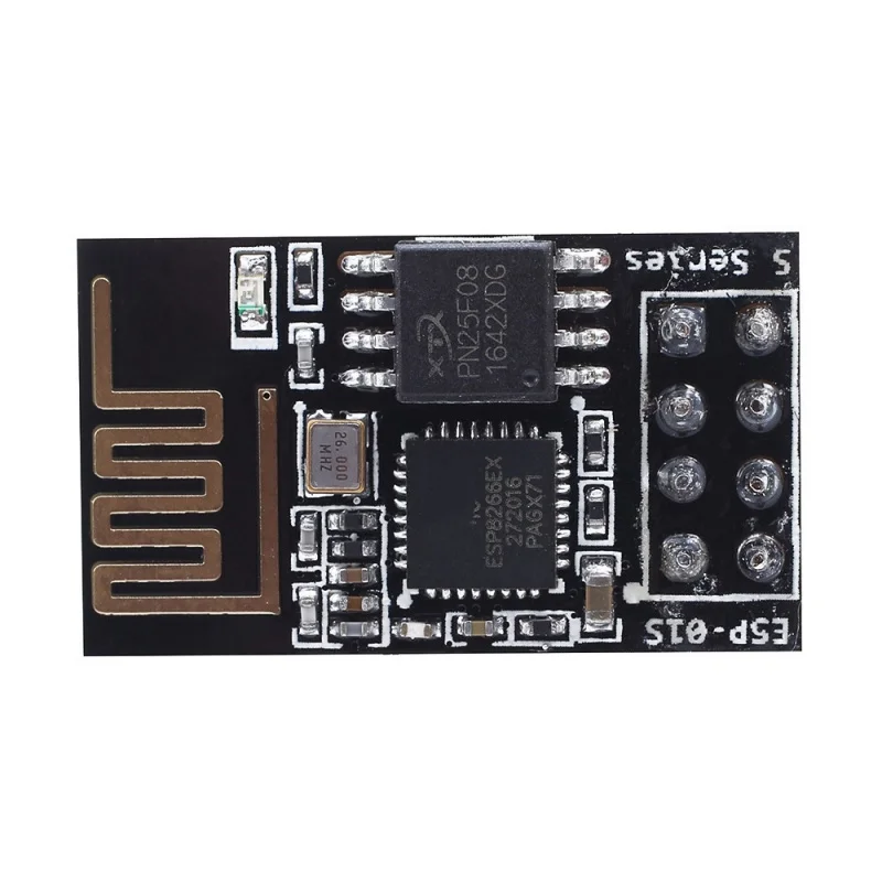 Промышленный ESP-01S ESP8266 Модуль последовательного порта Wi-Fi со встроенным глобальным облачным управлением и низким энергопотреблением Промышленный ESP-01S ESP8266 Модуль последовательного порта Wi-Fi со встроенным глобальным облачным управлением и низким энергопотреблением