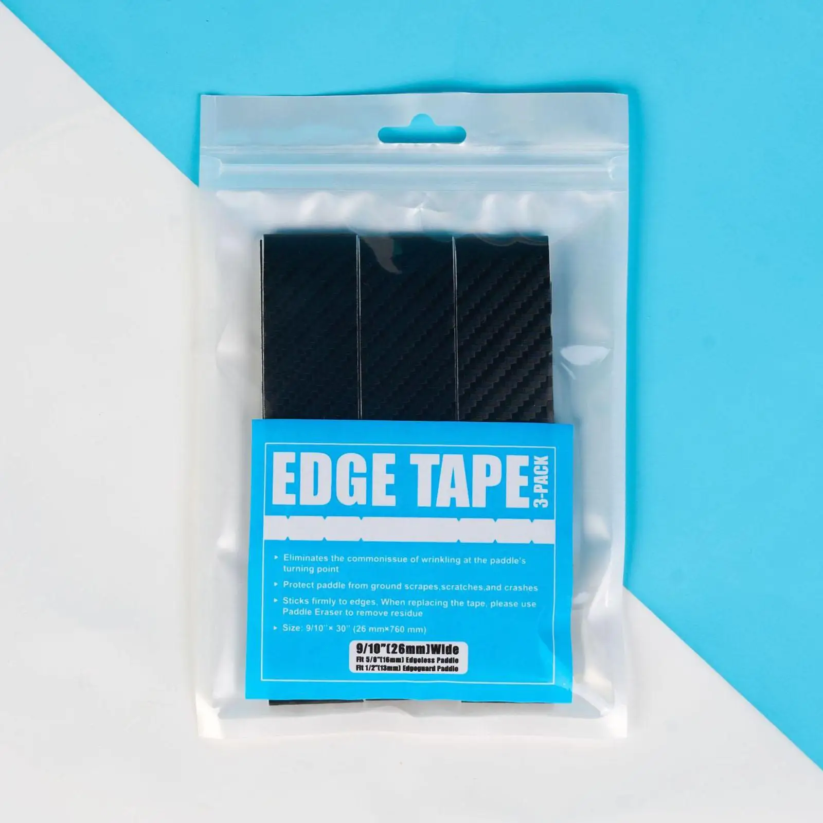 

Набор из 3 защитных лент для края ракетки для пиклбола, полиуретановые полоски для защиты края ракетки