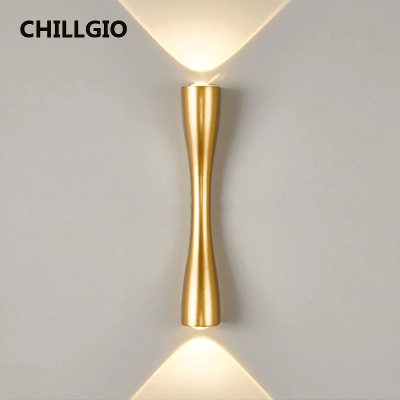 

CHILLGIO Nordic Waterproof Outdoor Wall Lamp Up Down Patio Sconce Fixture Home Decoration Modern Minimalism Aluminum Led Light