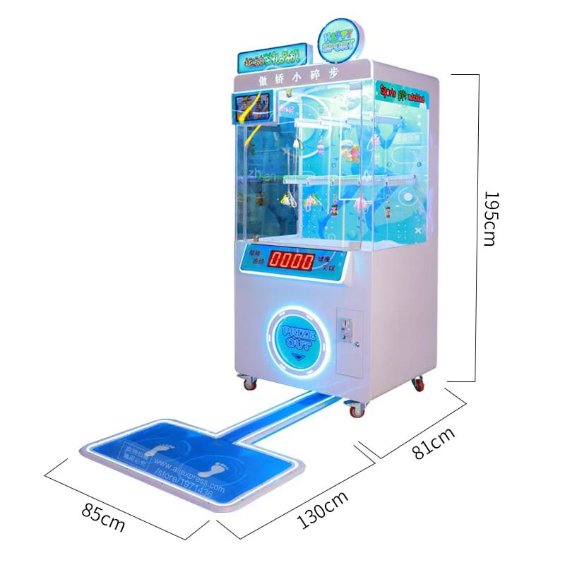 Adult Kids Stepping Run Dance Sport Prize Gift Doll Toy Vending Machine Game Hall Amusement Center Coin Operated Arcade Machine