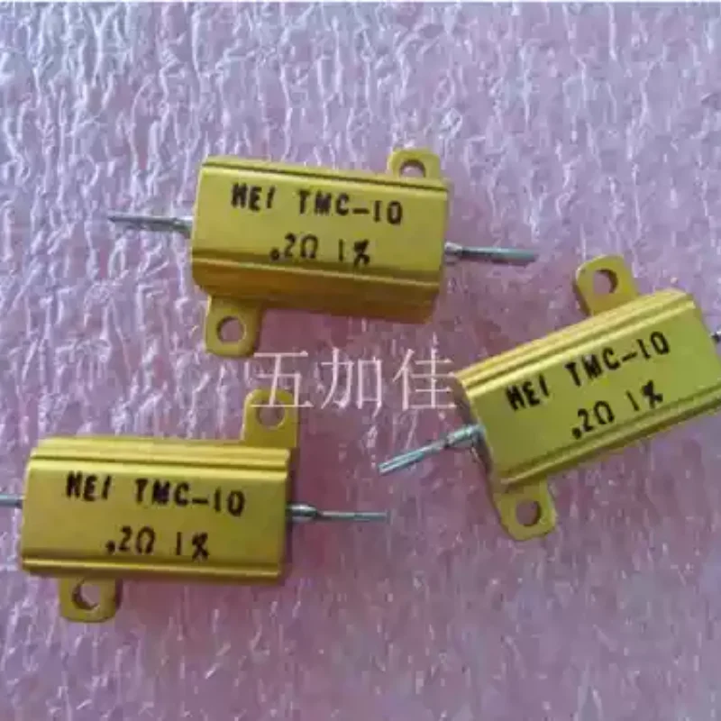 5-30pcs TMC-10 0.2R 0.2 Ω 1% 10W imported power aluminum shell resistor