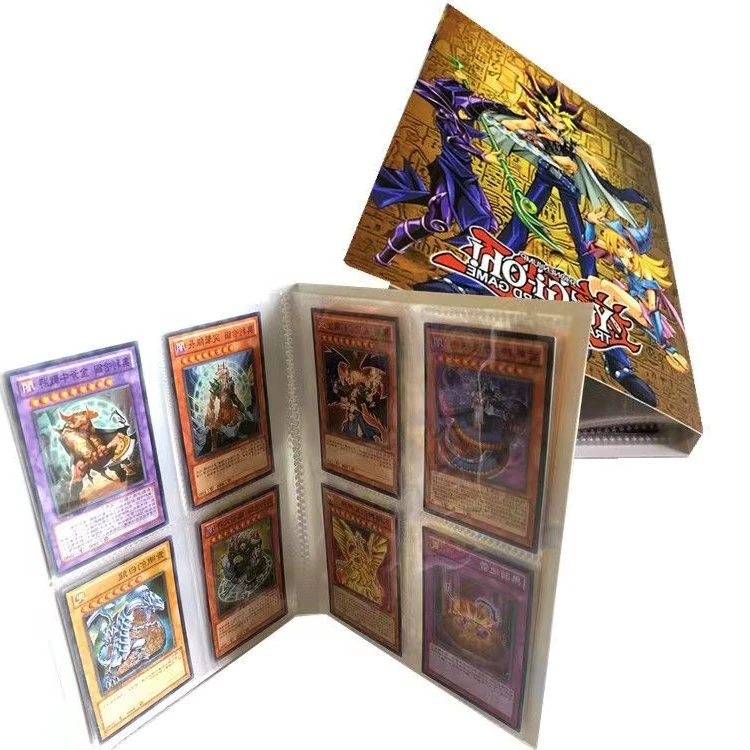 PVC 80Pcs Yu-Gi-Oh! Anime Yugi MutoJoey Joey Wheeler Card Album Cartoon Holder Collectible Album Card Kids Toys Gifts Bandai