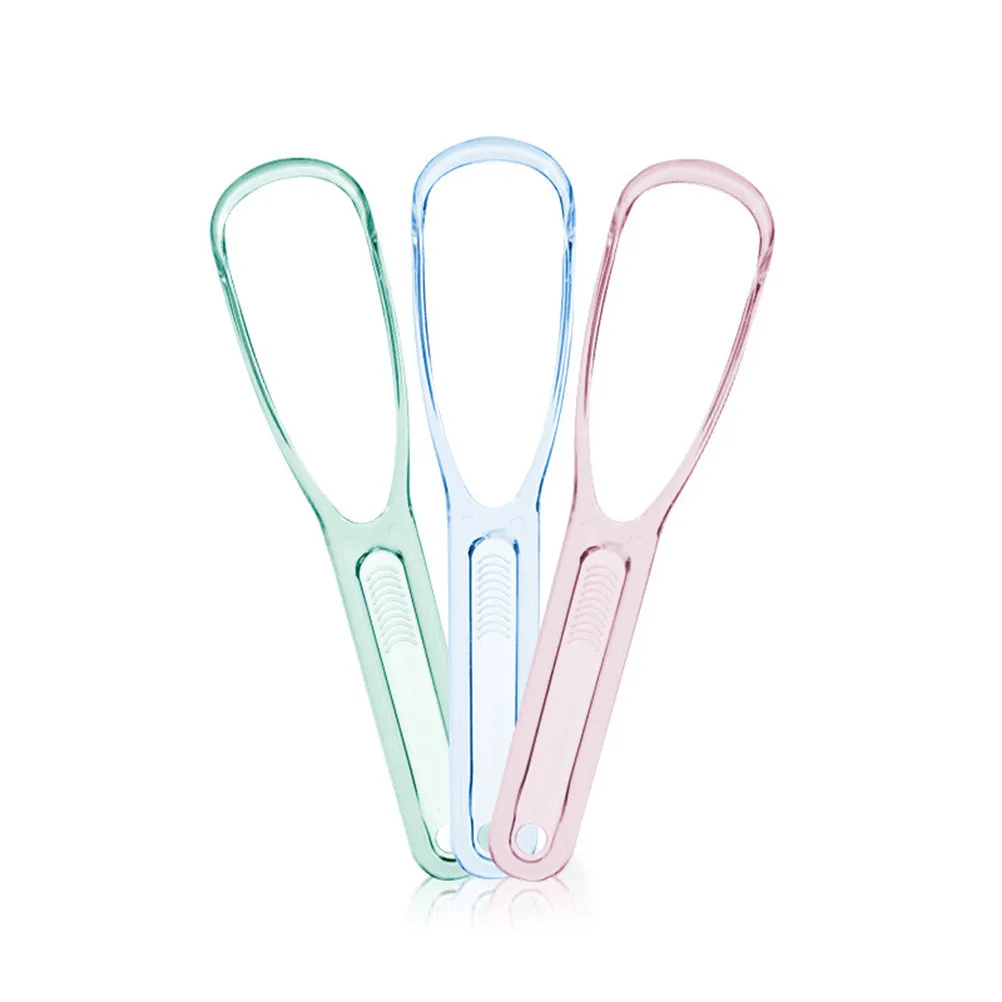 Tongue Scraper for Oral Hygiene – Ergonomic Sky Blue Plaque Remover to Freshen Breath