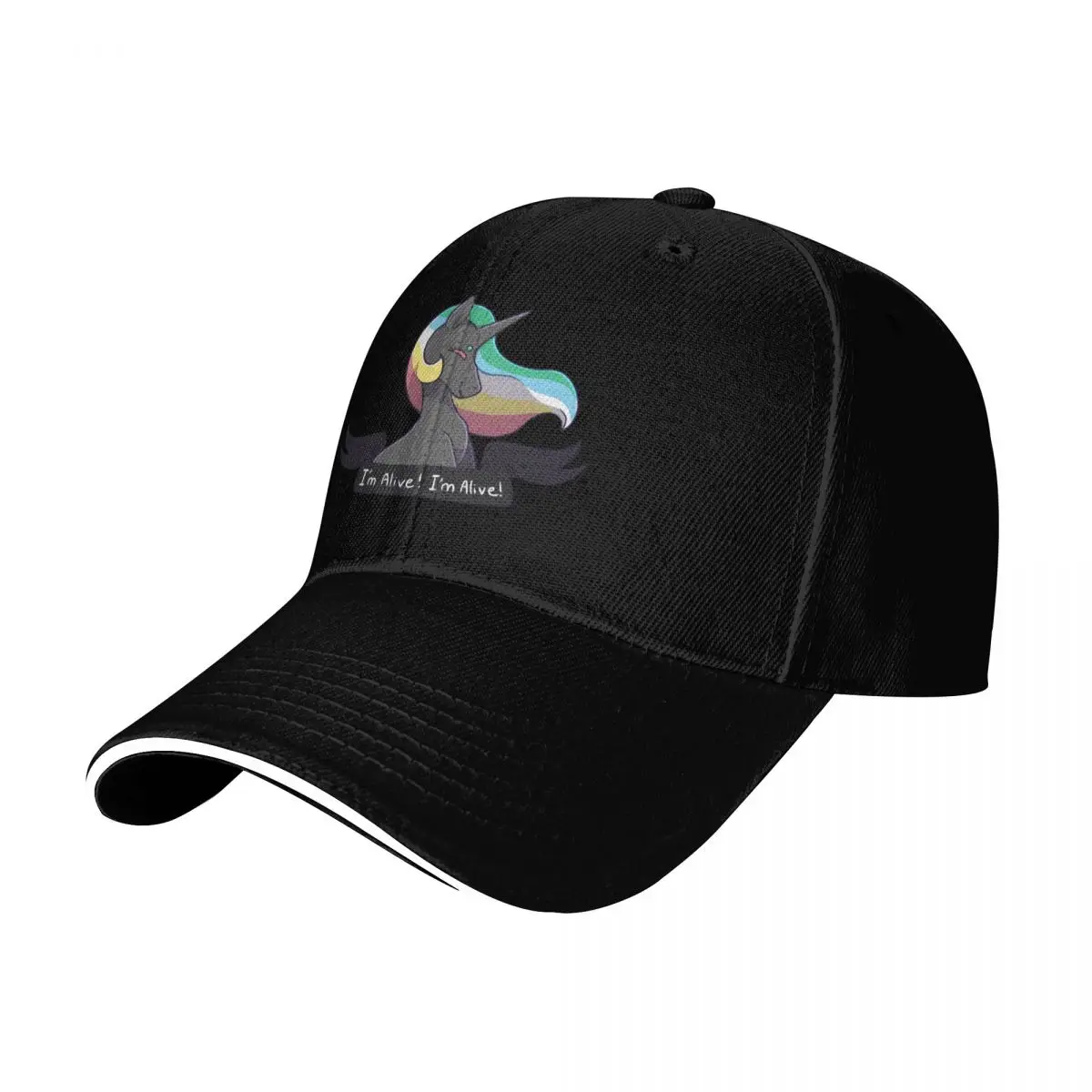 Pride Unicorn (disability) Baseball Cap Moisture Wicking Quick Dry Curved Brim Classic Fit Low Profile Unstructured