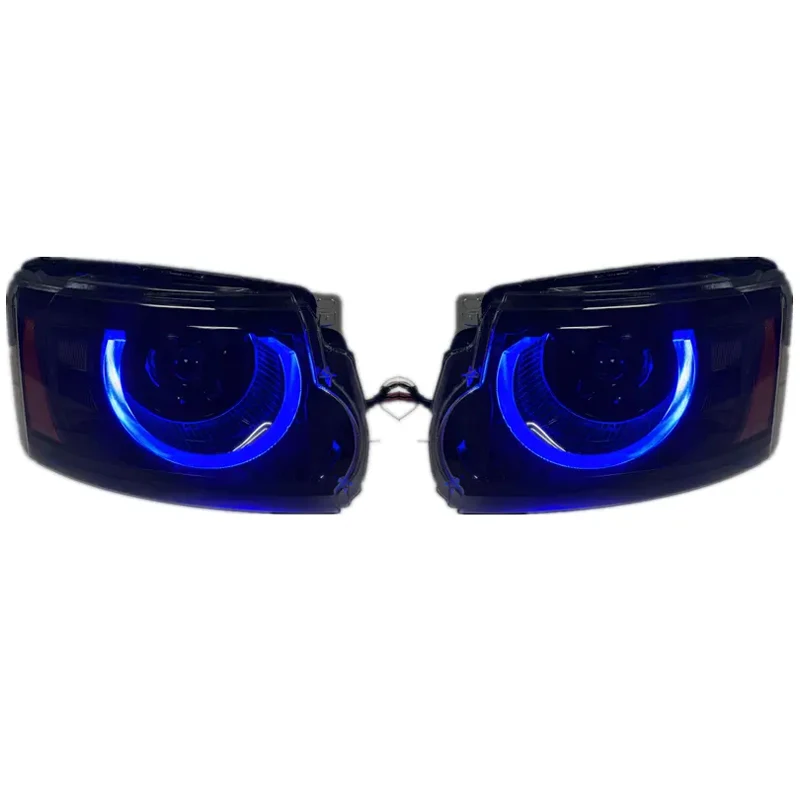 مصباح أمامي تلقائي عالي الجودة لسيارة LandRover DISCOVERY 4 ترقية إلى مجموعة المصابيح الأمامية المدافعية