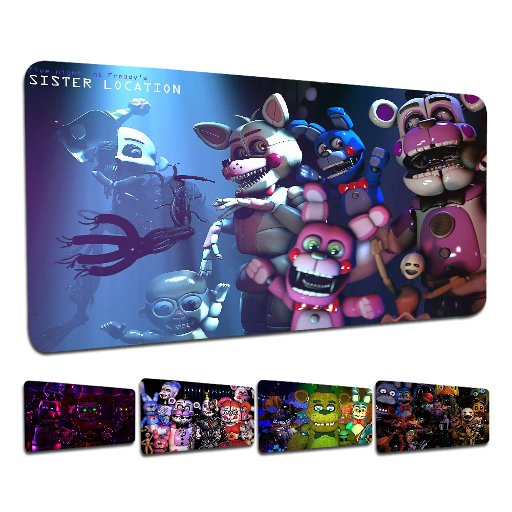 

Five N-Nights At F-Freddy Mousepad New Rubber Mouse Durable Desktop Mousepad Size For Game Keyboard Pad For Gamer