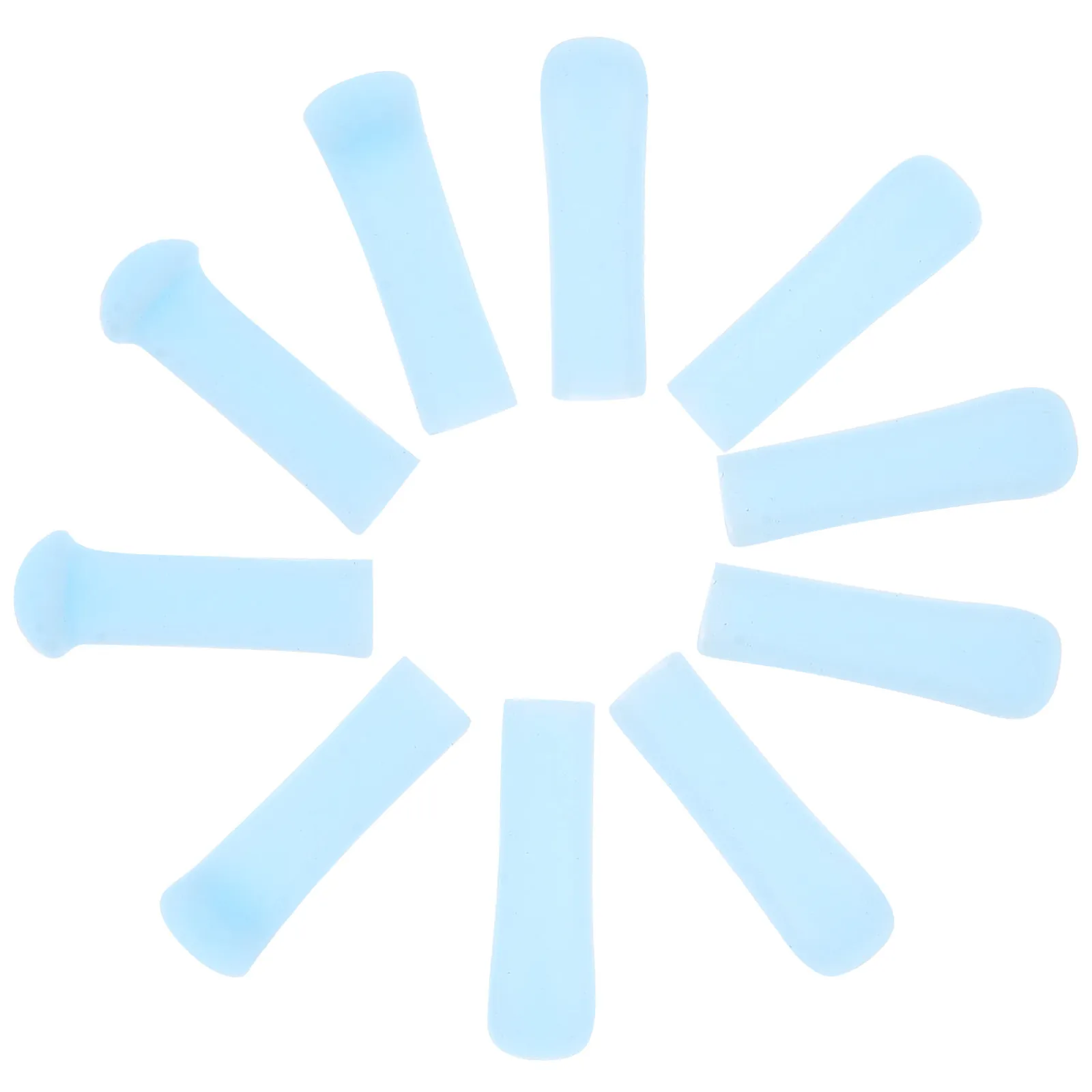 10Pcs Silicone Ear Wax Removal Tip Ear Spoon Replacement Accessories Visual Scoop Soft Tips Replaceable Use