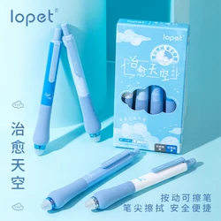 Cute Erasable Gel Pen 0.5mm Blue Friction pen for writing School Office supplies Kawaii Korean Stationery
