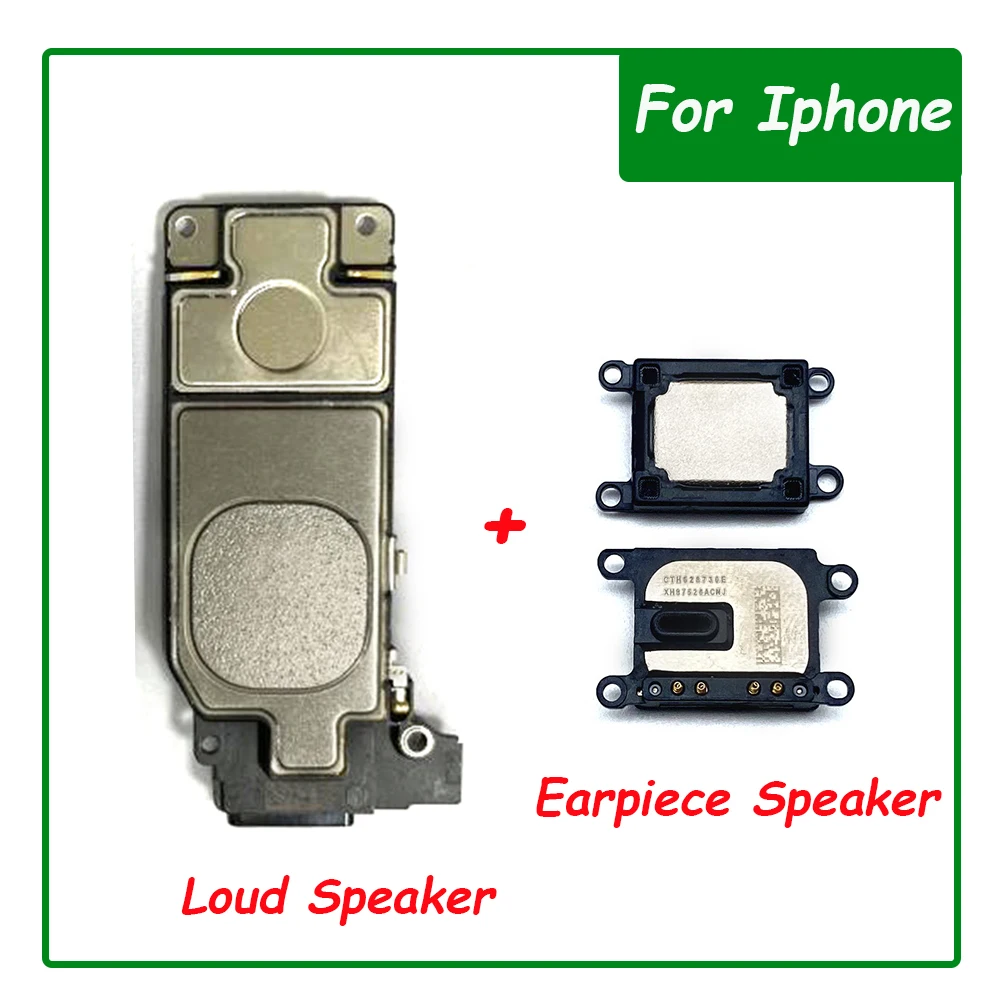 

Loudspeaker + Earpiece Speaker For Iphone 6S 7 8 PLUS X XR XS 11 12 Pro MAX Lound Speaker Ringer Inner Buzzer Flex Cable