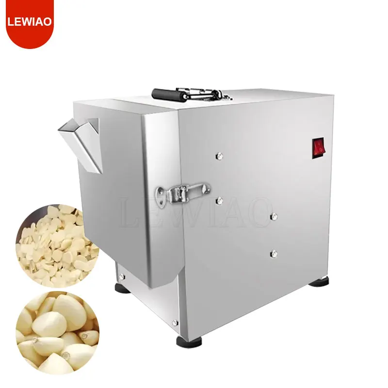 Pemotong Bawang Putih Kentang Elektrik Otomatis Multifungsi Pemotong Serbaguna Stainless Steel Pengiris Berbagai Sayuran Mesin Penggiling