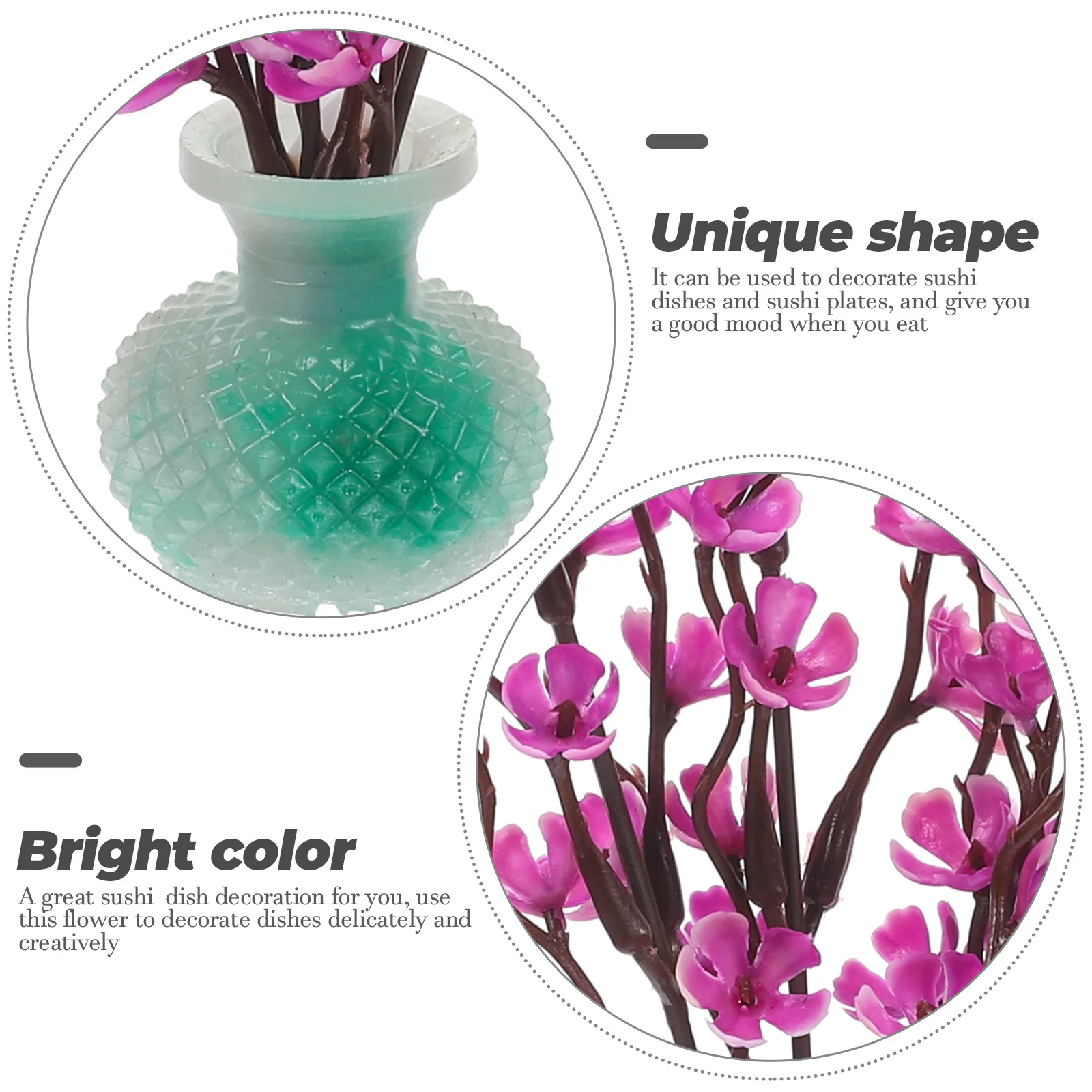 

Artificial Sashimi Flower Ornament For Japanese Cold Dish Decor Sushi Plate Decoration Kitchen Dish Decor Food Supply