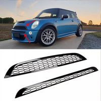 Front Bumper Honeycomb Mesh Grill Compatible With MINI One&COOPER R50 R52 R53 51137026202 51137133847 Car Front Bumper