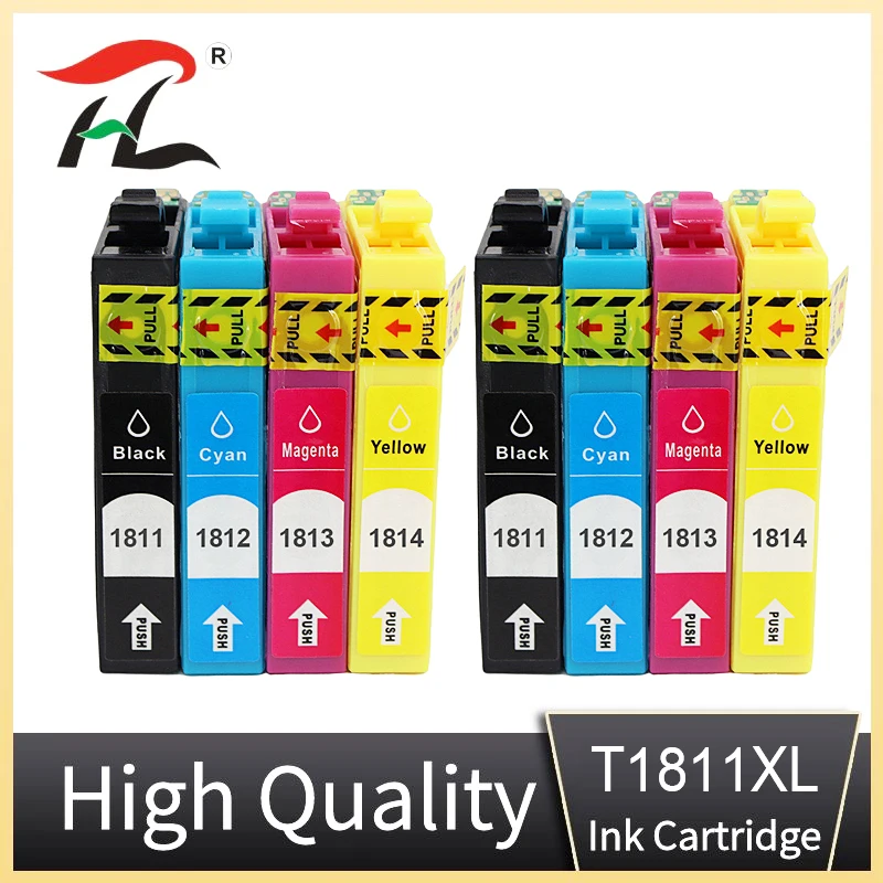 Compatible Ink Cartridges for EPSON 18XL T1811 T1814 XP312 XP205 XP225 XP212 XP215 XP302 XP412 XP402 XP415 Printer