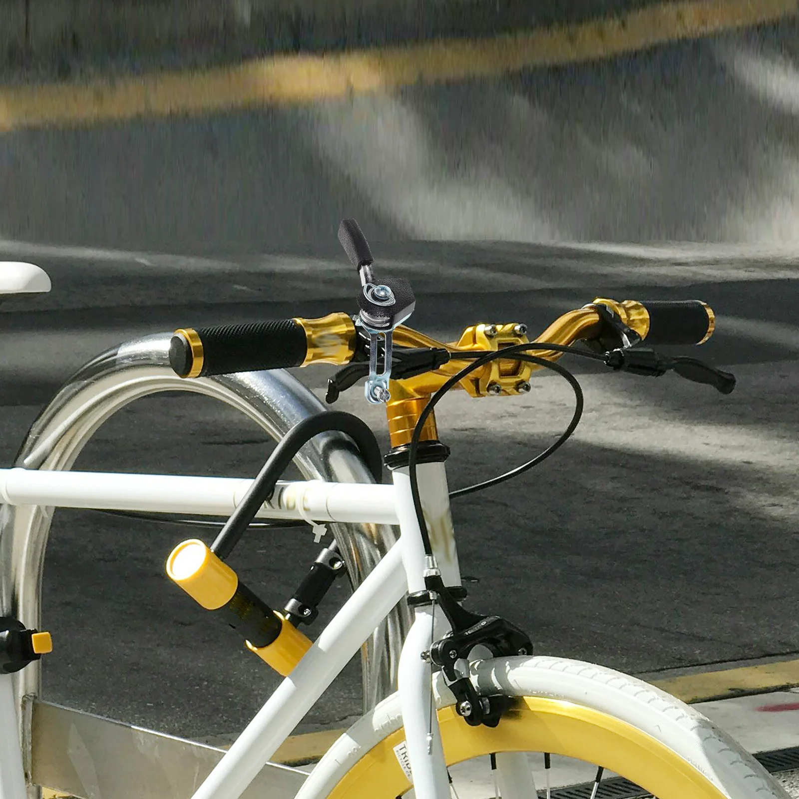 

Aluminum Thumb Bike Shifter Speed Controller Split Design Top Mount Silvery Compatible Road Mountain Bikes Bicycle Gear Shifter