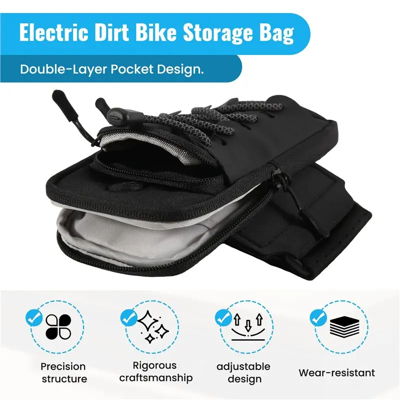 Upgraded Motorcycle Front Frame Bag Storage Bag For Surron Sur-Ron Light Bee S/X Segway X160/X260 Electric Dirt Bike