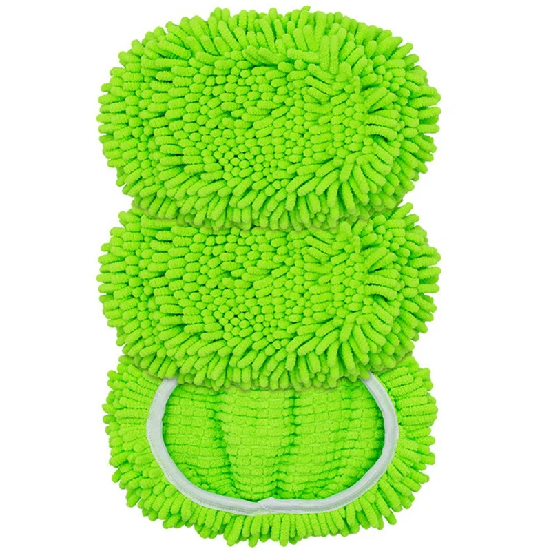 3PCS Reusable Microfiber Mop Pads For Swiffer Sweeper Dry Sweeping Cloths & Wet Mopping Cloths Washable Wet Pads Refill