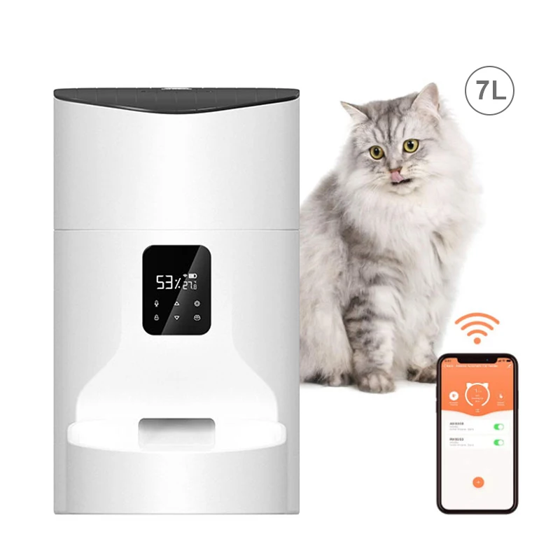 

STLF 7L Luxury Grade Food Dispensing Feeder Wifi Pet Automatic Pet Feeder for Cats and Dogs