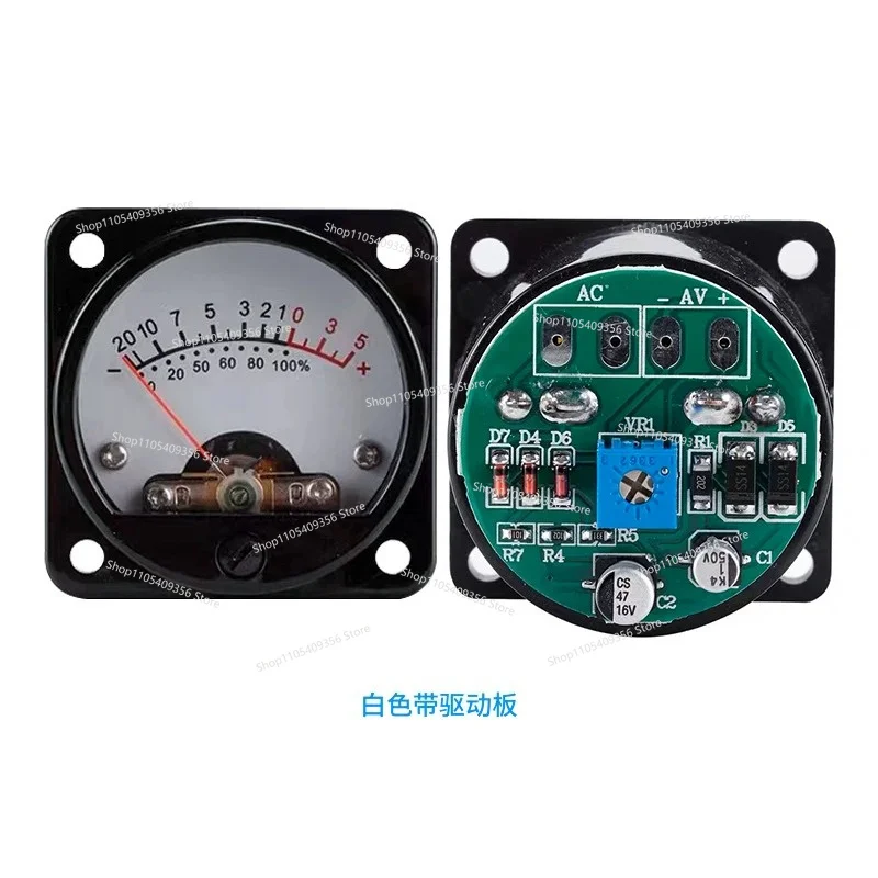 Level Meter Head Car CD Power Amplifier Modified Bluetooth Audio with Driver Board Audio Meter Courage Meter Head LED