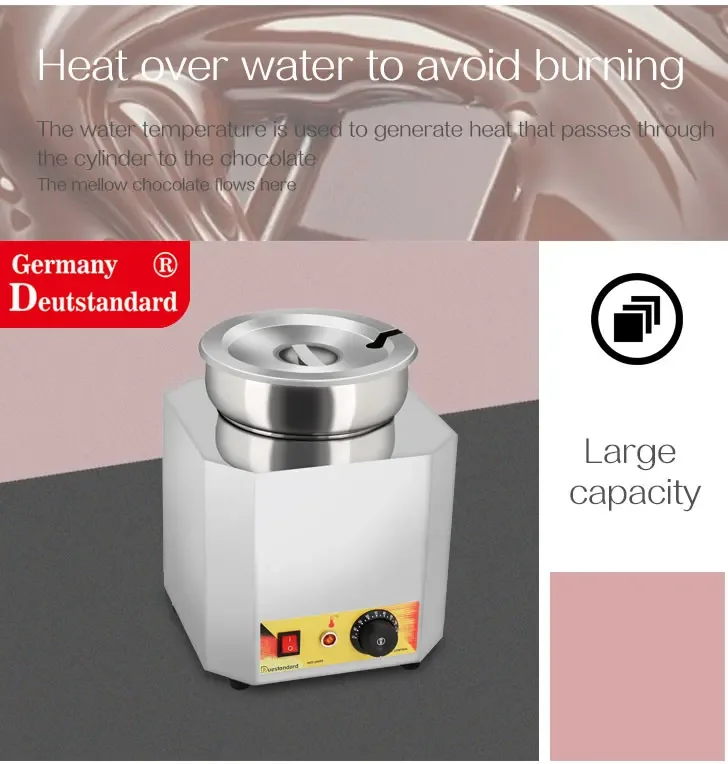 New Product Belgium Sauce Warmer Melt Machine Chocolate Melting Machine Bain Marie Pot