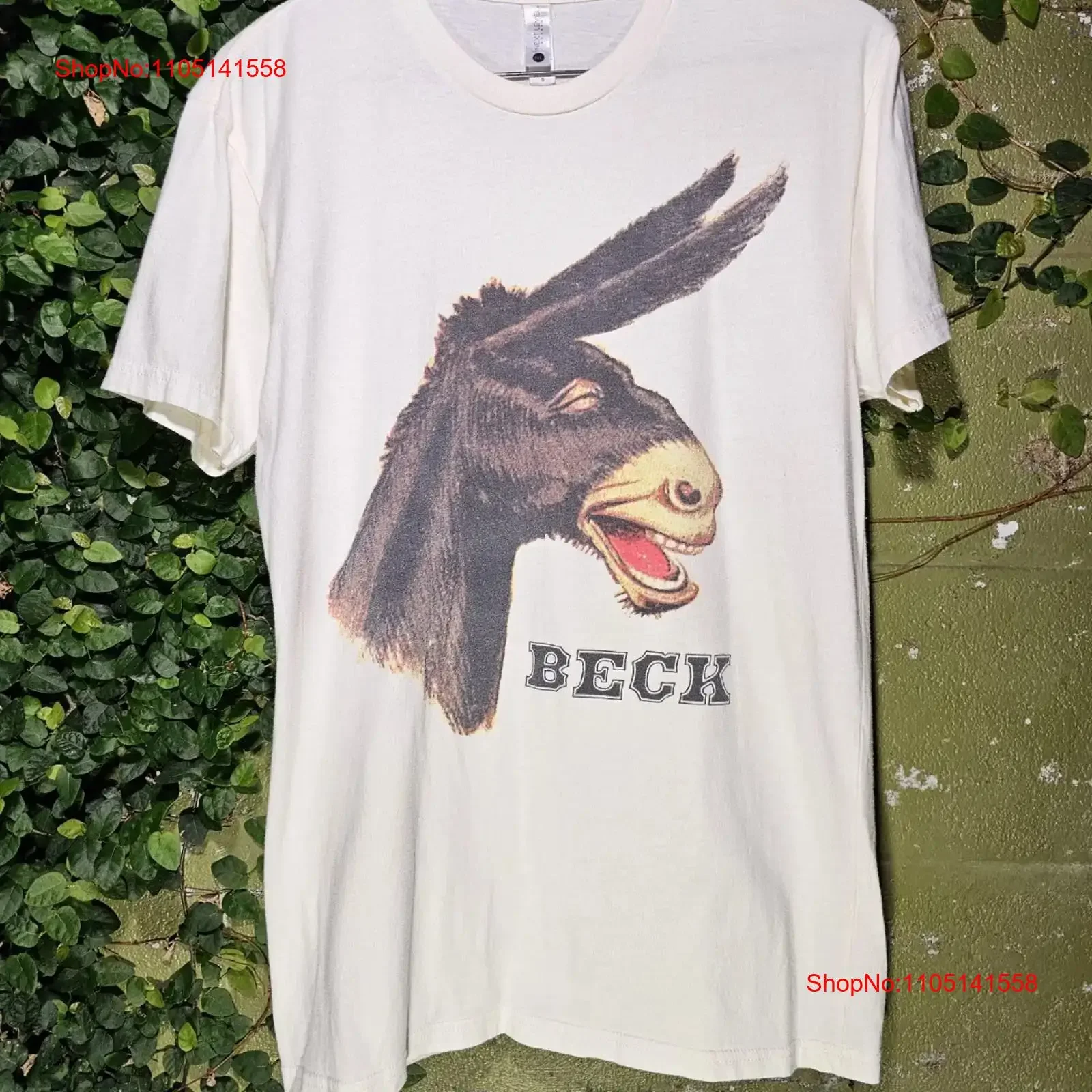 Beck Odelay Era REPRINT Album Indie Rock Folk Hip Hop T shirt Sz S vintage Washed Stylish homme Soft Versatile Unisex Slightly