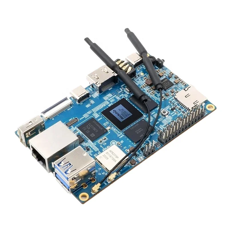 Orange Pi 5B 16GB RAM 128GB EMMC 64-bit Rockchip RK3588S WIFI 8K Video Mini PC SBC Orange Pi 5 B Development Board