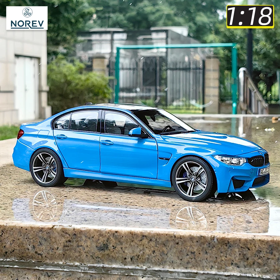 Norev 1:18 BMW M3 fifth generation F80 alloy Car model sedan to a friend  Personal collection of metal birthday gifts