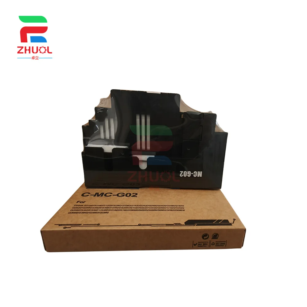 2x Cartucho de Tinta de Manutenção Usado para Canon MC-G02 G2920 G2923 G2960 G3160 G1220 G2260 G3260 G580 G680 Caixa de Manutenção 2962 Resíduos