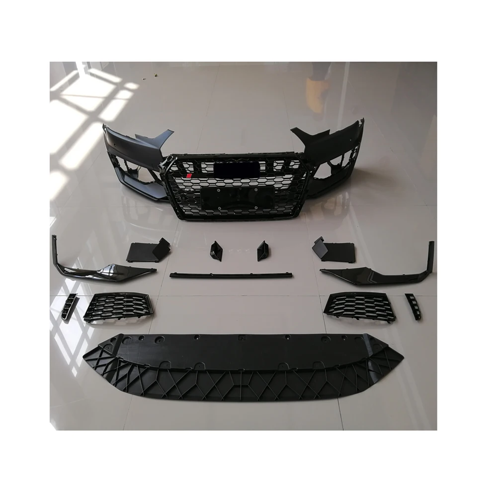 RS4 LOOKING FACELIGT BUMPER BODY KIT front bumper complete body kit for A4 2017-2019 upgrade to 