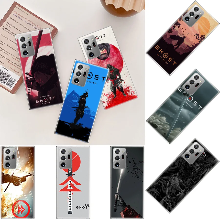 Ghost Of Tsushima Phone Case For Galaxy A15 A25 A35 A55 M52 M51 M32 M31 M30S M12 M11 A05S Note 20 Ultra 10 Plus 9 8 S10 Lite