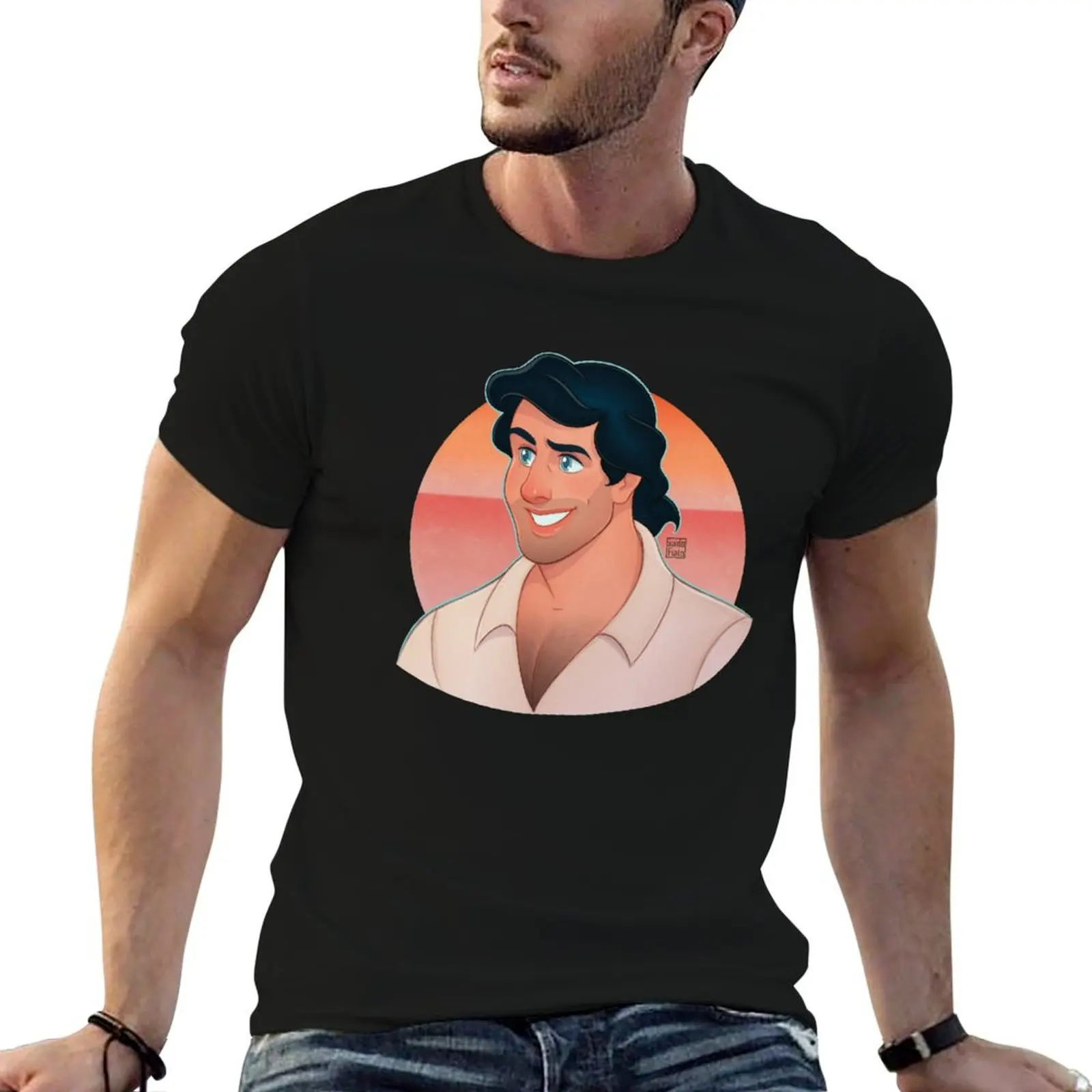 

Prince Eric T-Shirt t shirt man casual funny t shirts cotton man t shirt cotton T-Shirt