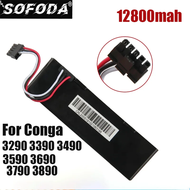 

Оригинальная Аккумуляторная Батарея 12800 мА/ч для Conga 3290 3390 3490 3590 3690 3790 3890 робот-пылесос для подметания и уборки 14,4 В