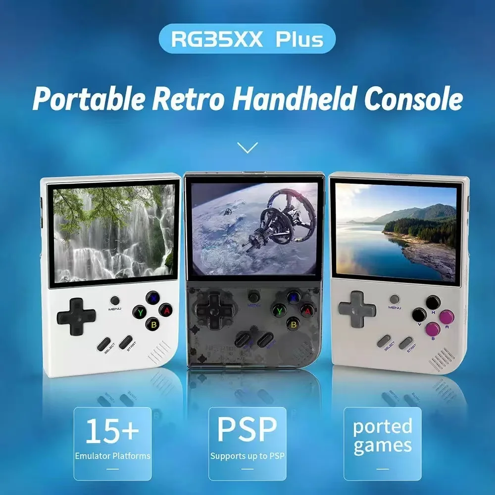 

Портативная игровая консоль RG35XXSP в стиле ретро, 3,5-дюймовый IPS-дисплей, аккумулятор 3300 мАч, выход HDMI, Bluetooth 4,2, 5K, предварительно установленные игры