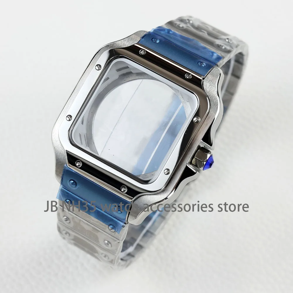 high-quality-38mm-nh35-watch-case-square-stainless-steel-waterproof-for-santos-nh35-nh36-movement-27mm-dial-watch-accessories