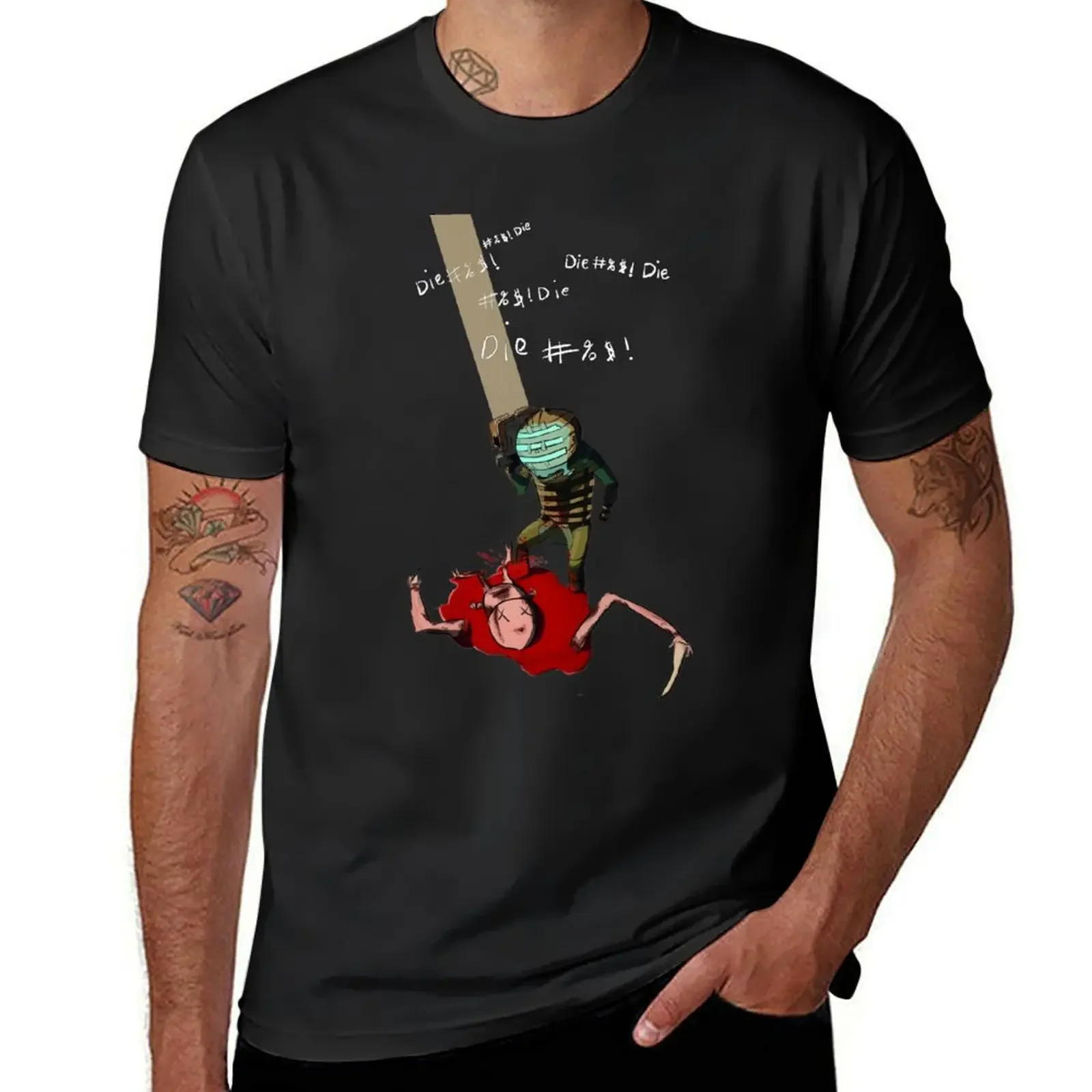 Dead Space Censored T-Shirt basketball graphic tees graphic tee shirt customs black t-shirts for men