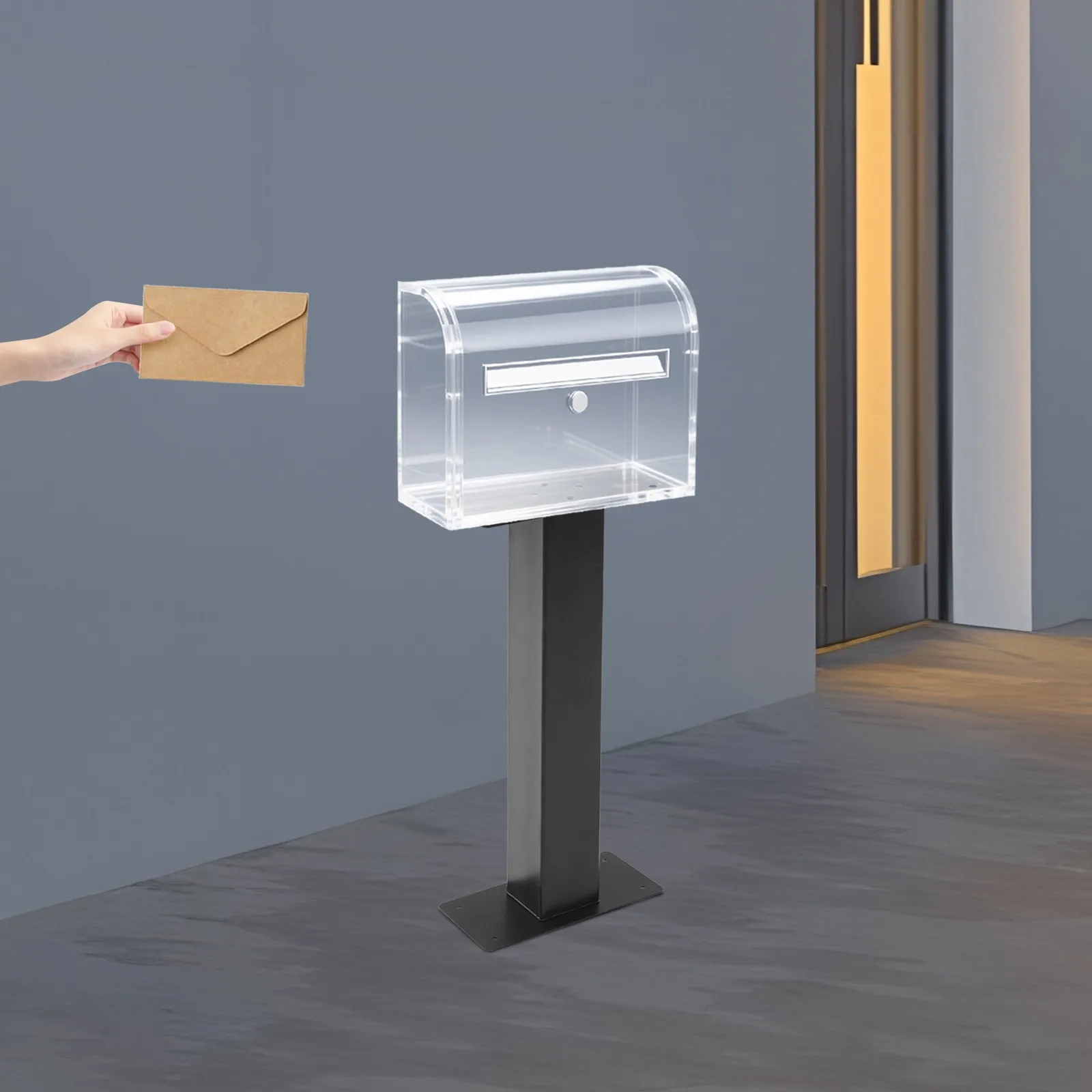

Carbon Steel High Load-Bearing And High Stability Mailbox Post Height-Adjustable Mailbox Post Wide Application Range