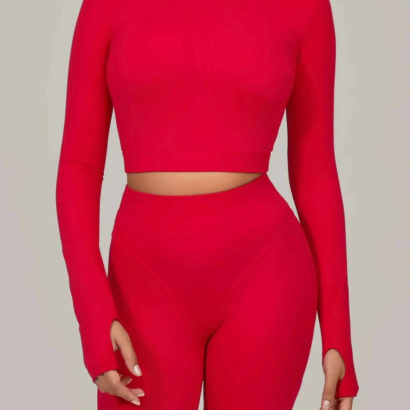 

Одежда с длинными рукавами для спортзала, женские высокопрочные дышащие укороченные топы Fiess, быстросохнущая спортивная одежда, женский топ для тренировок по йоге