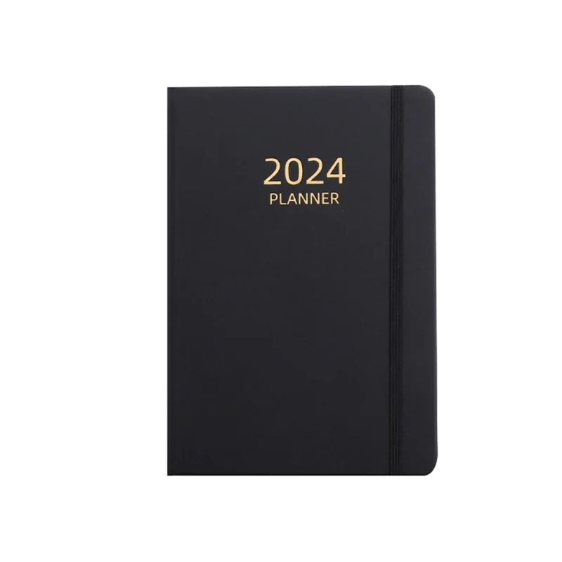 

Suitable 1 Pieces A5 English Schedule Planner Elastic Band Notebook Strap Book Notebook Black