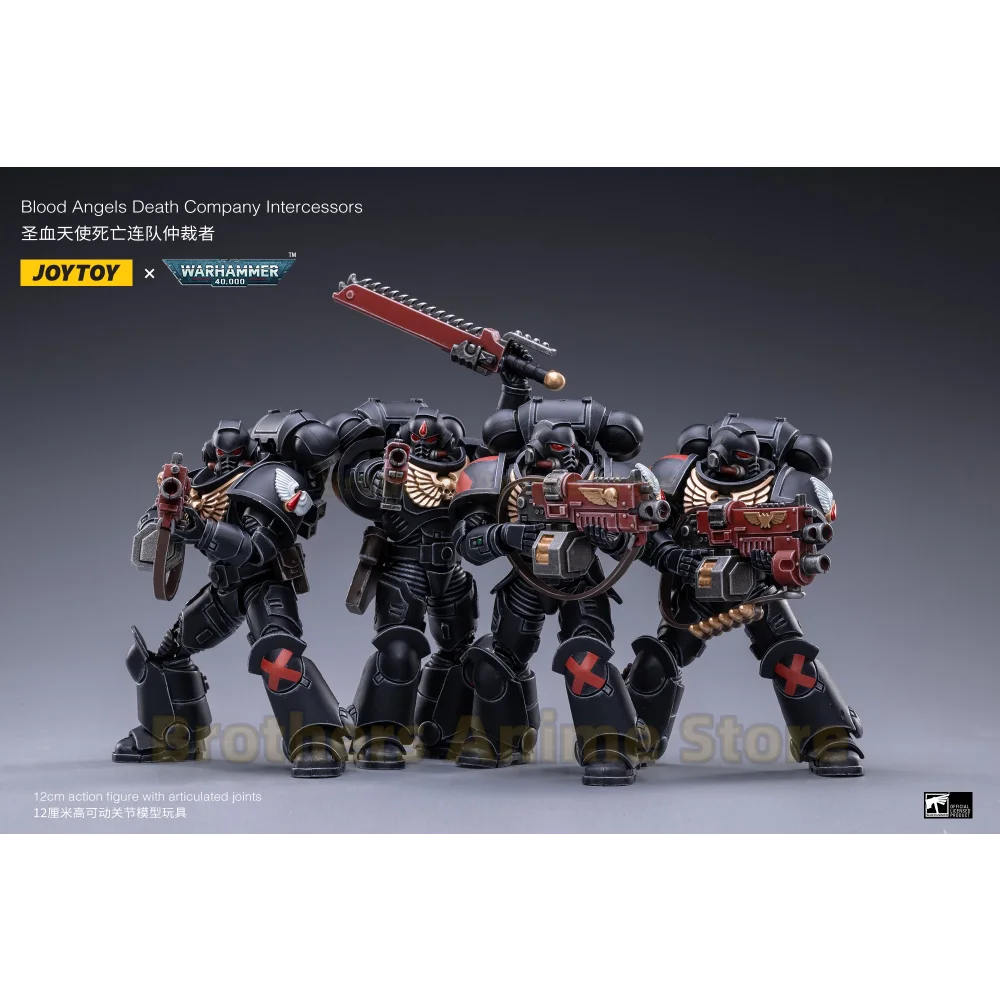 

JOYTOY 1/18 Action Figure (4PCS/SET) Blood Angels Death Company Anime Collection Model Toy For Gift