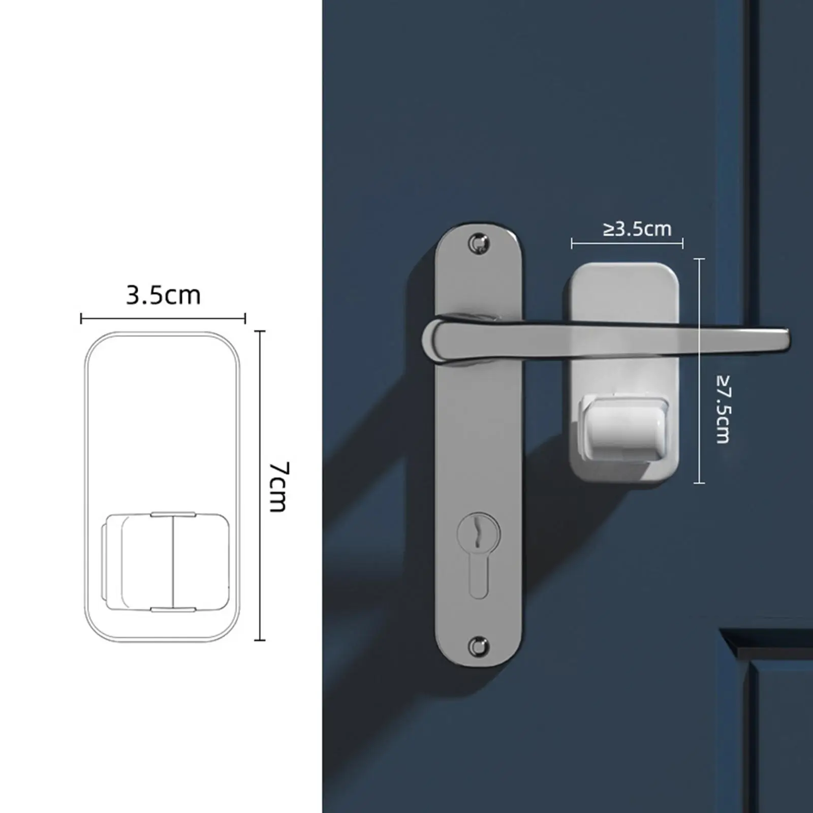 Child Proof Door Lever Lock - Super Practical Baby Door Lock