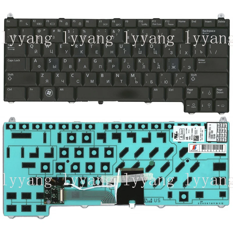 

f 0T989G FOR DELL Latitude E4200 Backlit Laptop Keyboard T989G