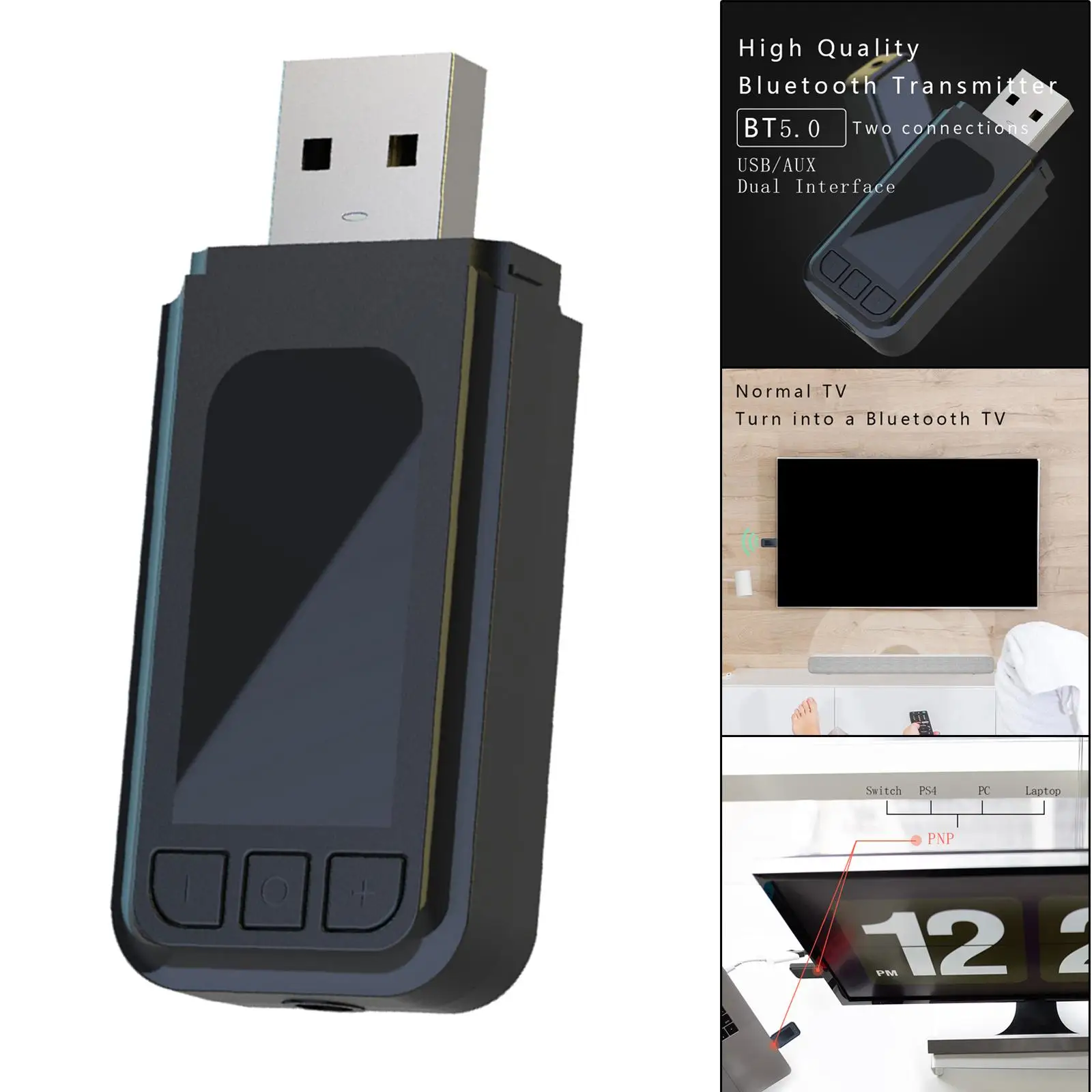 محول ATS2831 5.0 AUX ثنائي الإخراج ستيريو اتصال ممتاز #3