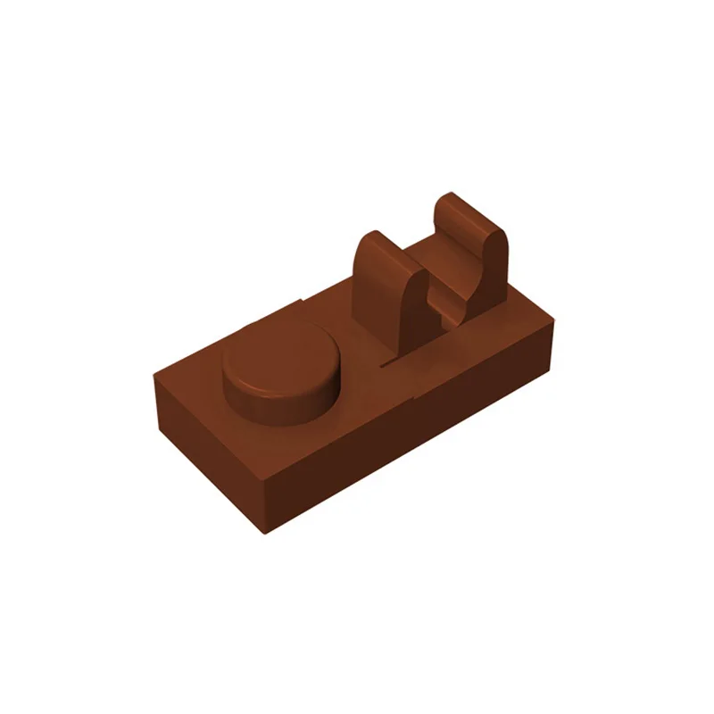 MOC 10PCS 92280 Modified 1x2 Building Blocks 44861 With Clip Center Cup Top Bricks Particle Puzzle Toy Children Birthday Gifts