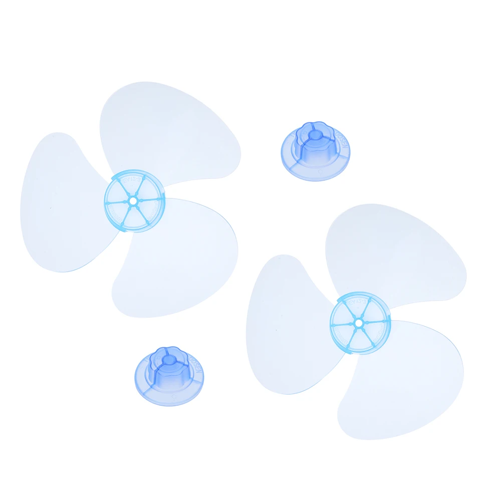 

2pcs Fan Blades 12 Inch Plastic Electric Accessories Powerful Airflow Quiet Cooling Pedestal Replacement Parts