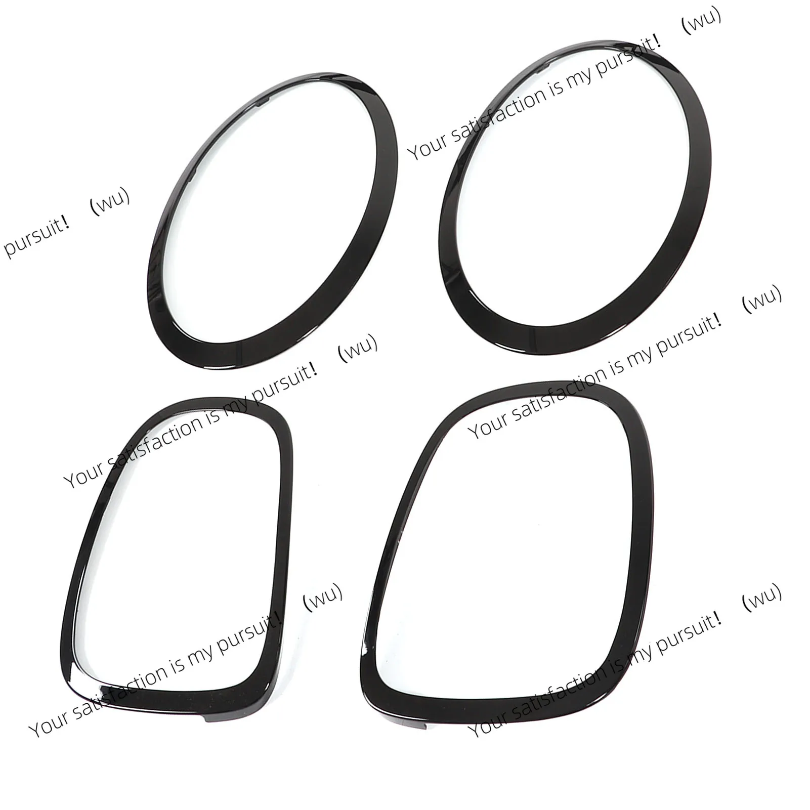 Bright headlights and taillight wrapping trim for MINI Cooper F55 F56 F57 One Cooper S JCW 2014 and later models