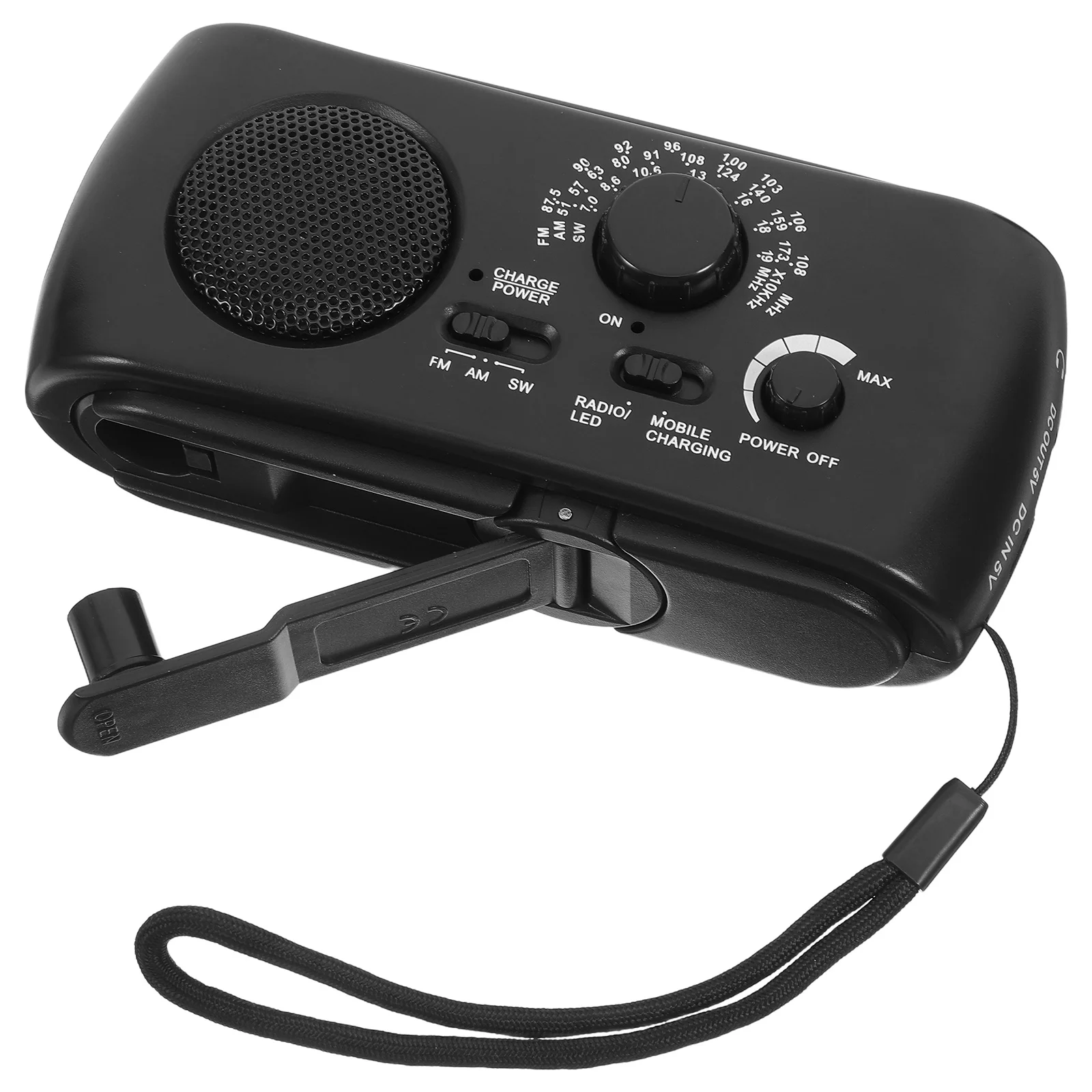 

Hand Crank Solar Emergency Radio Portable Weather Hiking Outdoor Survival Portable Outdoor Hand Generator