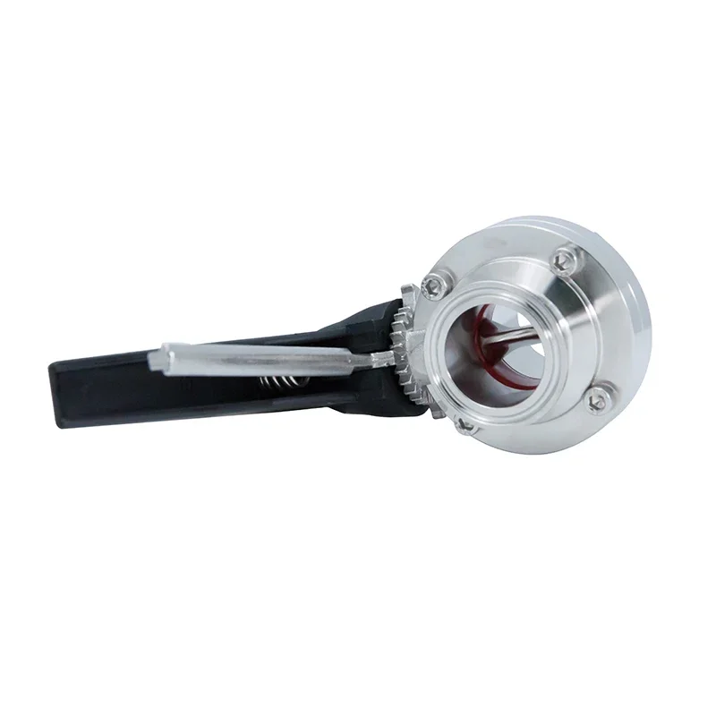 New Popularity Best Selling 3/4 Inch Hygienic Stainless Steel SS304 SS316L Tri-Clamp Butterfly Valve With Multi-Position Handle