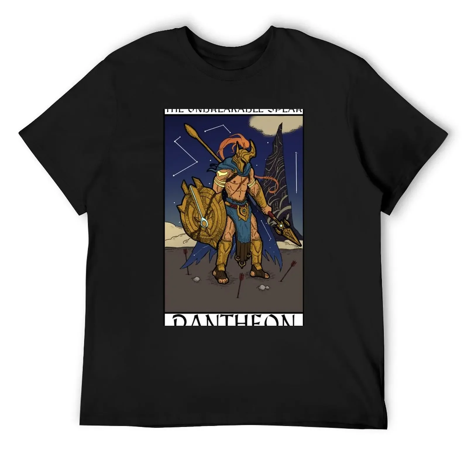 Pantheon The Unbreakable Spear T-Shirt sublime street wear workout shirts for men