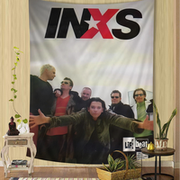 INXS Singer Printed Large Wall Tapestry Hanging Tarot Hippie Wall Rugs Dorm Art Home Decor