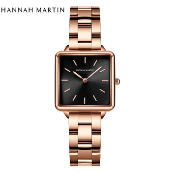 심플한 디자인 스테인레스 스틸 스트랩 쿼츠 기계 코어 3ATM 방수 손목 시계 다기능 Dropshipping 여성용 시계