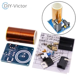 BD243 Mini Tesla Coil Kit puntelli magici parti fai-da-te DC 9V-12V luci vuote tecnologia elettronica fai-da-te BD243C